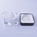 shiny white cream jars empty containers for skin care packaging 50g